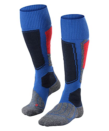 FALKE Herren Skisocken SK1 Comfort M KH Wolle Funktionsmaterial warm dick 1 Paar, Blau (Olympic 6940), 44-45 von FALKE