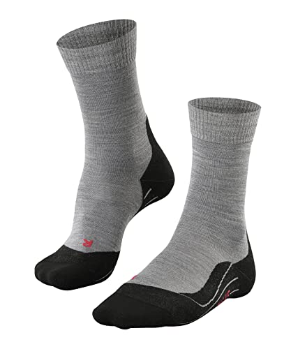 FALKE Herren Wandersocken TK5 Wander M SO Wolle antiblasen dünn 1 Paar, Grau (Light Grey 3403), 44-45 von FALKE