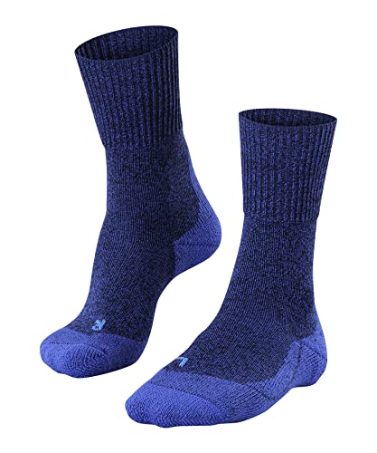 FALKE Herren Wandersocken TK1 Adventure Wool M So Wolle Funktionsmaterial antiblasen dick 1 Paar, Blau Yve 6714, 42-43 von FALKE