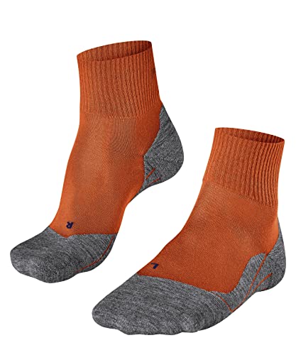 FALKE Herren Wandersocken TK5 Wander Cool Short M SSO Lyocell antiblasen dünn 1 Paar, Orange (Dutch Orange 8041), 46-48 von FALKE