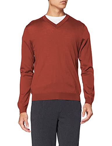 FALKE Herren Longsleeve V-Neck, Chef, XXXL, 60001 von FALKE