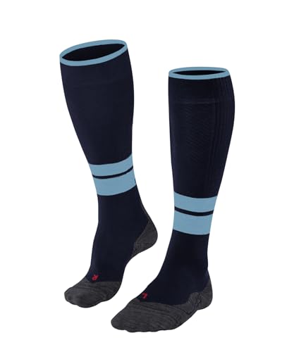 FALKE Herren Wandersocken TK Compression M KH Wolle Funktionsmaterial mit Kompression 1 Paar, Blau (Marine 6120) - Wadenumfang W3, 39-42 von FALKE