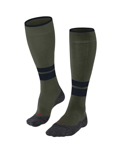 FALKE Herren Wandersocken TK Compression M KH Wolle Funktionsmaterial mit Kompression 1 Paar, Grün (Calla Green 7756) - Wadenumfang W2, 43-46 von FALKE