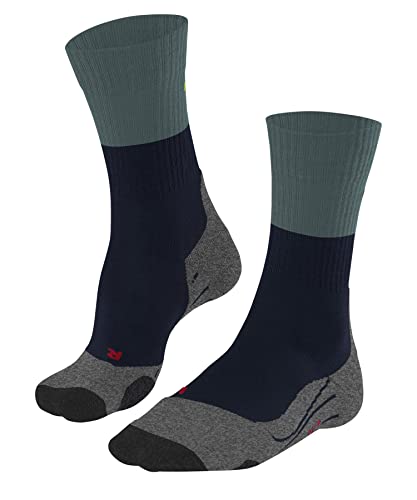 FALKE Herren Wandersocken TK2 Explore M SO Wolle antiblasen dick 1 Paar, Blau (Marine 6123), 44-45 von FALKE