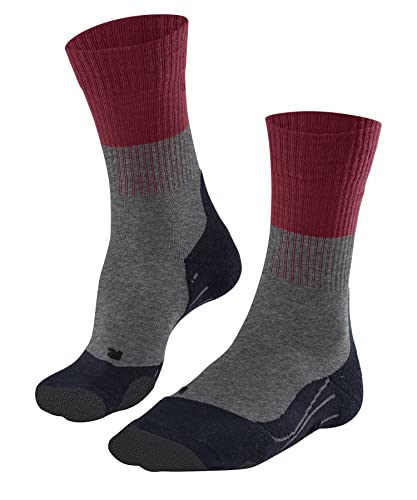 FALKE Herren Wandersocken TK2 Explore M SO Wolle antiblasen dick 1 Paar, Grau (Light Grey 3408), 44-45 von FALKE