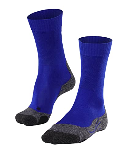 FALKE Herren Wandersocken TK2 Explore Cool M So Lyocell Funktionsmaterial antiblasen dick 1 Paar, Blau Yve 6714, 44-45 von FALKE