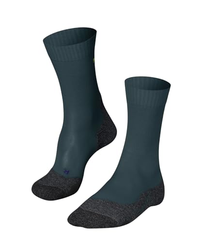 FALKE Herren Wandersocken TK2 Explore Cool M SO Lyocell Funktionsmaterial antiblasen dick 1 Paar, Grün (Amazonia 7676), 42-43 von FALKE