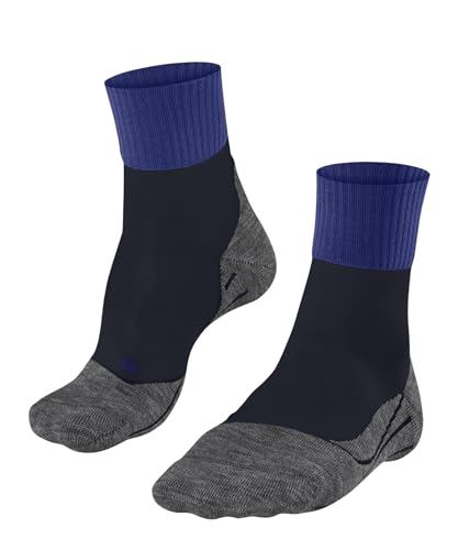 FALKE Herren Wandersocken TK2 Explore Cool Short M SSO Lyocell Funktionsmaterial antiblasen dick 1 Paar, Blau (Cobalt 6118), 42-43 von FALKE