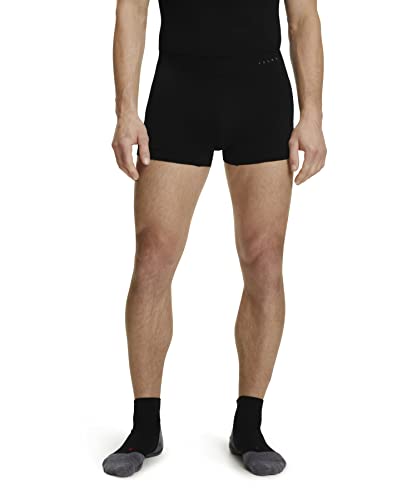 FALKE Herren Boxershorts Warm M BX Funktionsgarn schnelltrocknend 1 Stück, Schwarz (Black 3000), S von FALKE