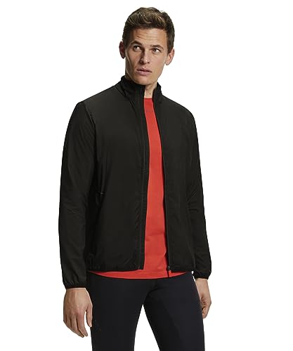 FALKE Herren Windjacke CORE Windproof M JA Funktionsmaterial Schnelltrocknend 1 Stück, Schwarz (Black 3000), L von FALKE