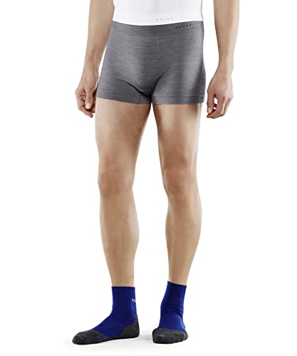 FALKE Herren Baselayer-Unterwäsche Wool-Tech Light M Bx Wolle Funktionsmaterial schnelltrocknend 1 Stück, Grau Grey-Heather 3757, XL FALKE Herren Baselayer-Unterwäsche Wool-Tech Light M Bx Wolle Funktionsmaterial schnelltrocknend 1 Stück, Grau Grey-Heather 3757, XL von FALKE