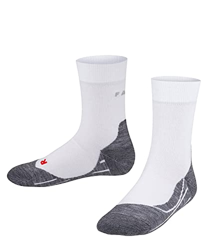 FALKE RU4 K SO coton anti-ampoule 1 paire, Chaussettes de course Mixte enfant, Blanc (White-Mix 2020), 31-34 von FALKE