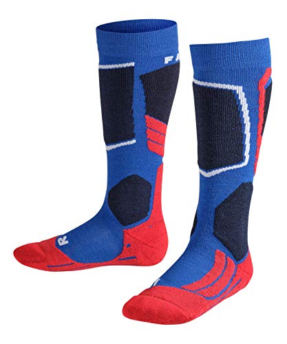 FALKE Unisex Kinder Skisocken SK2 Intermediate K Kh Wolle Funktionsmaterial warm dick 1 Paar, Blau Cobalt Blue 6941, 35-38 FALKE Unisex Kinder Skisocken SK2 Intermediate K Kh Wolle Funktionsmaterial warm dick 1 Paar, Blau Cobalt Blue 6941, 35-38 von FALKE