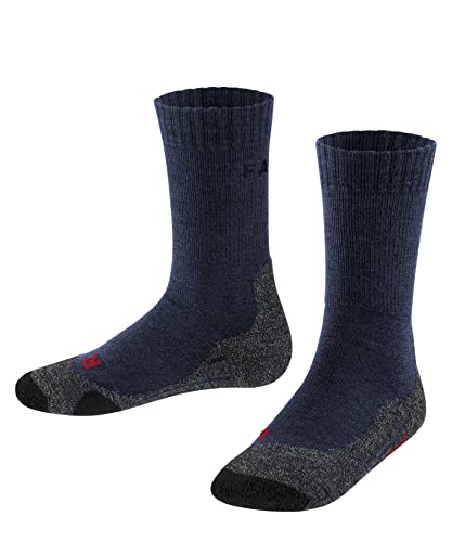 FALKE Unisex Kinder TK2 K So Wolle Funktionsmaterial antiblasen dick Wandersocken, Blau Dark Blue 6680, 31-34 FALKE Unisex Kinder TK2 K So Wolle Funktionsmaterial antiblasen dick Wandersocken, Blau Dark Blue 6680, 31-34 von FALKE