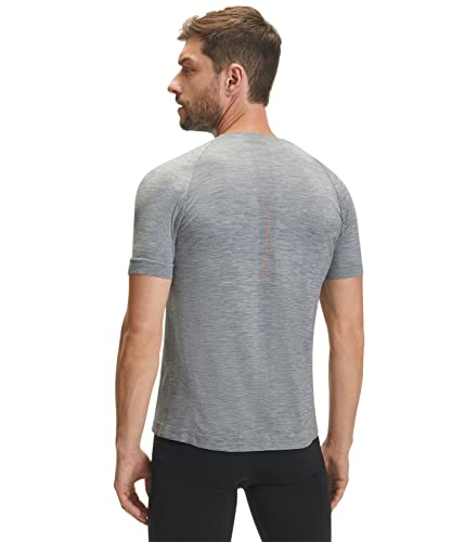FALKE Herren T-Shirt CORE Speed Round Neck M S/S SH Funktionsmaterial feuchtigkeitsregulierend 1 Stück, Grau (Grey-Heather 3757), XL/XXL von FALKE