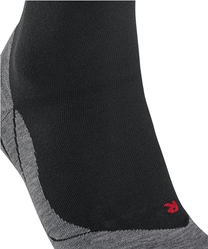 FALKE Unisex Fahrradsocken BC Gravel Funktionsmaterial Biologische Baumwolle Antiblasen gepolstert 1 Paar, Schwarz (Black 3003), 42-43 von FALKE