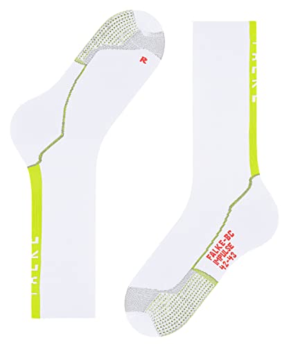 FALKE Unisex Fahrradsocken BC Impulse U SO Funktionsmaterial Antiblasen 1 Paar, Weiß (White 2000), 44-45 von FALKE