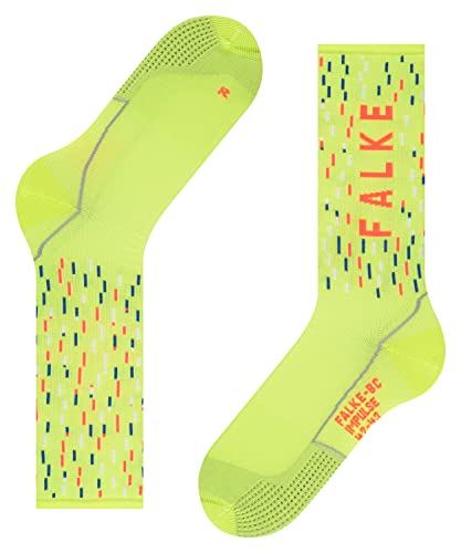 FALKE Unisex Fahrradsocken BC Impulse Peloton U SO Funktionsmaterial Antiblasen 1 Paar, Gelb (Lightning 1690), 42-43 von FALKE