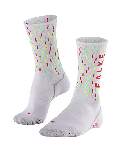 FALKE Unisex Fahrradsocken BC Impulse Peloton U SO Funktionsmaterial antiblasen 1 Paar, Weiß (White 2007), 44-45 von FALKE