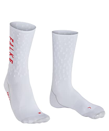 FALKE Unisex Fahrradsocken BC Impulse Peloton U SO Funktionsmaterial Antiblasen 1 Paar, Weiß (White 2008), 39-41 von FALKE