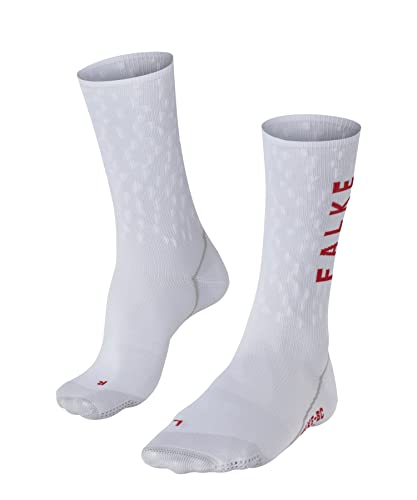 FALKE Unisex Fahrradsocken BC Impulse Peloton U SO Funktionsmaterial Antiblasen 1 Paar, Weiß (White 2008), 42-43 von FALKE