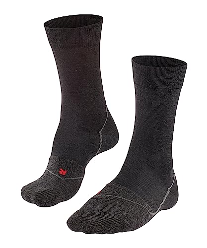 FALKE Unisex Fahrradsocken BC Warm Wolle Antiblasen gepolstert 1 Paar, Schwarz (Black-Mix 3010), 44-45 von FALKE