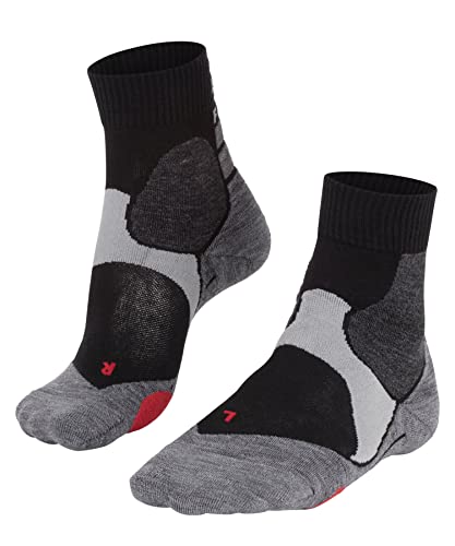 FALKE Unisex Fahrradsocken BC3 U SSO Baumwolle Antiblasen 1 Paar, Schwarz (Black-Mix 3010), 42-43 von FALKE