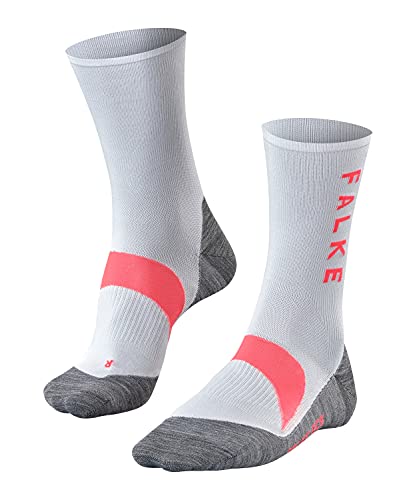 FALKE Unisex Fahrradsocken BC6 U SO Lyocell Funktionsmaterial antiblasen 1 Paar, Weiß (White 2001), 46-48 von FALKE