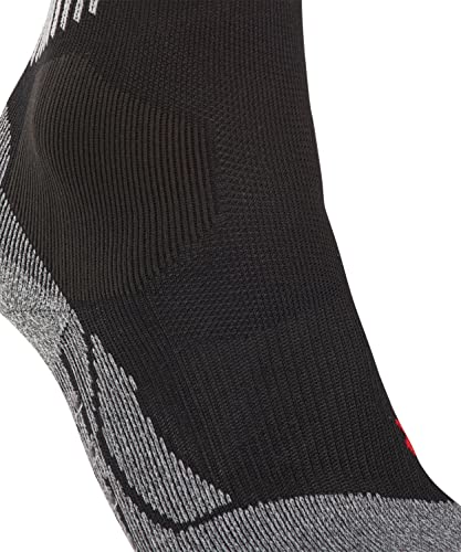 FALKE Unisex Socken 4 GRIP U SO Funktionsmaterial für maximalen Speed 1 Paar, Schwarz (Black 3019), 44-45 von FALKE