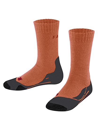 FALKE Unisex kinder Wandersocken TK2, Wolle, 1 Paar, Rosa (Melon 8151), 31-34 von FALKE