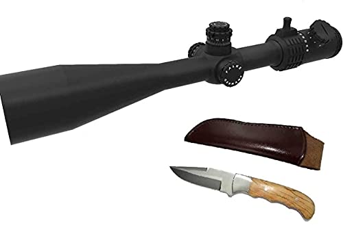 FALKE Zielfernrohr 10-40x56 TAC mit Mil Dot Absehen, beleuchtet, verbesserte Modell 2018, Schussfest für alle Kaliber + Jagdmesser FALKE Zielfernrohr 10-40x56 TAC mit Mil Dot Absehen, beleuchtet, verbesserte Modell 2018, Schussfest für alle Kaliber + Jagdmesser von FALKE