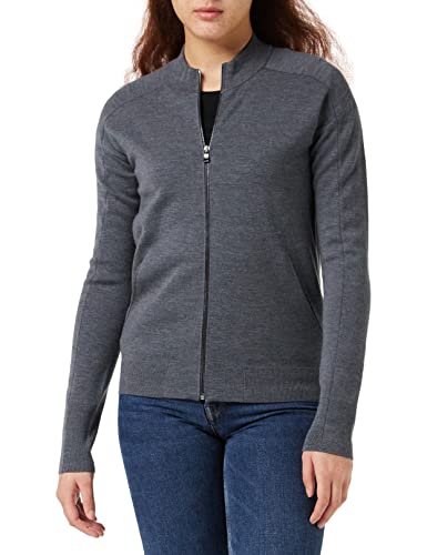 Falke Damen Bomber Jacke, Dark Grey-Heather, XXS Falke Damen Bomber Jacke, Dark Grey-Heather, XXS von FALKE