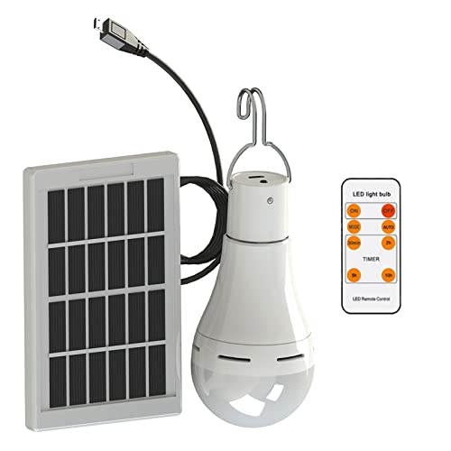Solar Glühbirnen,LED Solarlampen für Außen,Tragbare LED Solar Lanterne mit Solar Panel,Solar/USB Wiederaufladbare,für Camp Zelt/Garten/Hühnerstall/Angeln Solar Glühbirnen,LED Solarlampen für Außen,Tragbare LED Solar Lanterne mit Solar Panel,Solar/USB Wiederaufladbare,für Camp Zelt/Garten/Hühnerstall/Angeln von FAMKIT