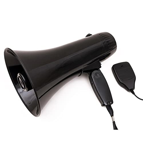 FAMKIT Tragbarer Bullhorn-Megafon-Lautsprecher mit abnehmbarem Mikrofon, USB-Anschluss für Sportbesprechungen, Touristenführer von FAMKIT