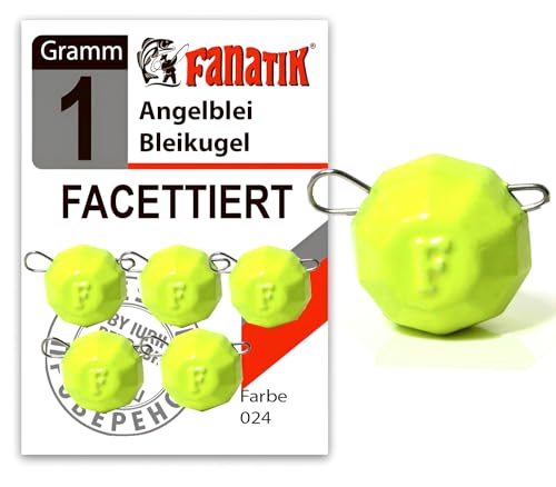 FANATIK Cheburashka facettiert Faced kantiges Jig Jigkopf Bleikopf Bleikugel 3g - 75g von FANATIK