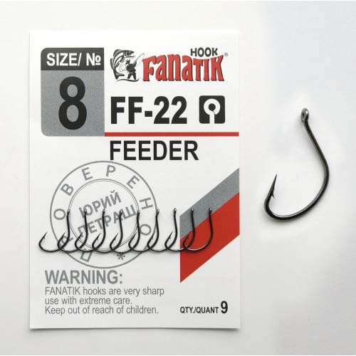 FANATIK Haken FF-22 Feeder VHI-Carbon Friedfische von FANATIK