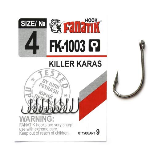FANATIK Haken FK-1003 Angelhaken Hook KARAUSCHE-JÄGER VHI-Carbon Friedfische Karausche FANATIK Haken FK-1003 Angelhaken Hook KARAUSCHE-JÄGER VHI-Carbon Friedfische Karausche von FANATIK