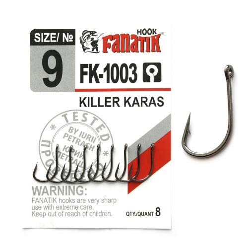 FANATIK Haken FK-1003 Angelhaken Hook KARAUSCHE-JÄGER VHI-Carbon Friedfische Karausche FANATIK Haken FK-1003 Angelhaken Hook KARAUSCHE-JÄGER VHI-Carbon Friedfische Karausche von FANATIK