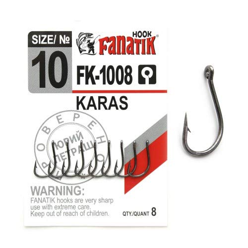FANATIK Haken FK-1008 Karas KARAUSCHE VHI-Carbon Friedfische Karausche FANATIK Haken FK-1008 Karas KARAUSCHE VHI-Carbon Friedfische Karausche von FANATIK
