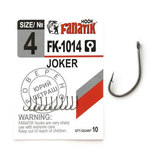 FANATIK Haken FK-1014 Joker Friedfische VHI-Carbon Friedfische FANATIK Haken FK-1014 Joker Friedfische VHI-Carbon Friedfische von FANATIK