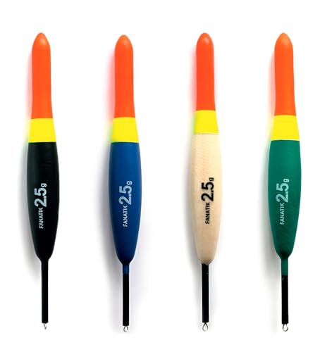 FANATIK Posen Flint Allround-Pose Lauf-Pose Angelpose Schwimmer Float 1 Stück 0.5g – 2.5g Qualität FANATIK Posen Flint Allround-Pose Lauf-Pose Angelpose Schwimmer Float 1 Stück 0.5g – 2.5g Qualität von FANATIK
