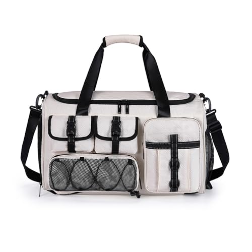 FANDARE 3 IN 1 Sporttasche Reisetasche Rucksack Herren Damen Weekender mit Schuhfach & Trocken- und Nasstrennung Handgepäck Doktortasche Fitnesstasche Trainingstasche Badetasche Reisetasche Weiß FANDARE 3 IN 1 Sporttasche Reisetasche Rucksack Herren Damen Weekender mit Schuhfach & Trocken- und Nasstrennung Handgepäck Doktortasche Fitnesstasche Trainingstasche Badetasche Reisetasche Weiß von FANDARE