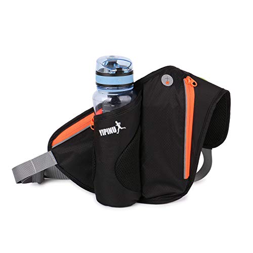 FANDARE Bauchtasche für Trinkflasche Gürteltasche Brusttasche Unisex Sport Trinkgürtel Sling Bag für Joggen Fahrradfahren Reise Laufen Trinkgürtel Hüfttasche Damen Herren Wasserdicht Nylon Schwarz FANDARE Bauchtasche für Trinkflasche Gürteltasche Brusttasche Unisex Sport Trinkgürtel Sling Bag für Joggen Fahrradfahren Reise Laufen Trinkgürtel Hüfttasche Damen Herren Wasserdicht Nylon Schwarz von FANDARE