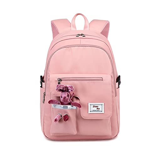 FANDARE Beiläufig Rucksack Schulrucksack Schulranzen Daypacks mit 15.6 Zoll Laptopfach Schultaschen Mädchen Junge Schultaschen mit Plüsch Anhänger für Universität Reisen Freizeit Arbeit Rose FANDARE Beiläufig Rucksack Schulrucksack Schulranzen Daypacks mit 15.6 Zoll Laptopfach Schultaschen Mädchen Junge Schultaschen mit Plüsch Anhänger für Universität Reisen Freizeit Arbeit Rose von FANDARE