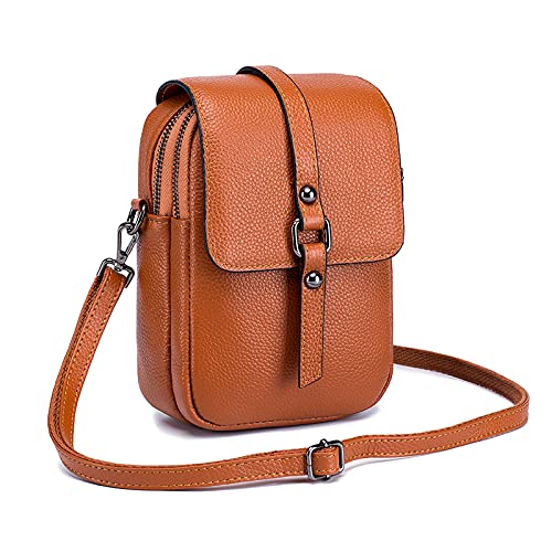 FANDARE Crossbody Tasche Damen Handy Umhängetasche Handtaschen Leder Schultertasche Frauen Handytasche zum Umhängen Schultertasche Portemonnaie Geldbörse Gelb FANDARE Crossbody Tasche Damen Handy Umhängetasche Handtaschen Leder Schultertasche Frauen Handytasche zum Umhängen Schultertasche Portemonnaie Geldbörse Gelb von FANDARE