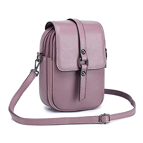 FANDARE Crossbody Tasche Damen Handy Umhängetasche Handtaschen Leder Schultertasche Frauen Handytasche zum Umhängen Schultertasche Portemonnaie Geldbörse Lila FANDARE Crossbody Tasche Damen Handy Umhängetasche Handtaschen Leder Schultertasche Frauen Handytasche zum Umhängen Schultertasche Portemonnaie Geldbörse Lila von FANDARE