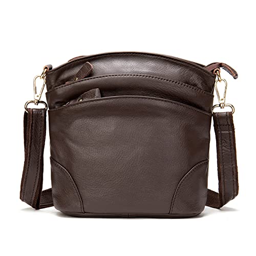 FANDARE Damen Handy Umhängetasche Crossbody Tasche Handtaschen Leder Schultertasche Frauen Handytasche zum Umhängen Schultertasche Portemonnaie Geldbörse Damentasche Dunkelbraun FANDARE Damen Handy Umhängetasche Crossbody Tasche Handtaschen Leder Schultertasche Frauen Handytasche zum Umhängen Schultertasche Portemonnaie Geldbörse Damentasche Dunkelbraun von FANDARE