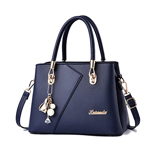 FANDARE Damen-Henkeltaschen Mehrfachtasche Handtasche PU-Leder Umhängetaschen Schultertaschen Wasserdicht Messenger-Tasche für Reisen Einkaufen Arbeiten Blau FANDARE Damen-Henkeltaschen Mehrfachtasche Handtasche PU-Leder Umhängetaschen Schultertaschen Wasserdicht Messenger-Tasche für Reisen Einkaufen Arbeiten Blau von FANDARE