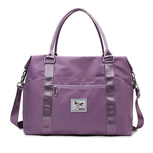 FANDARE Damen Reisetaschen Klassische Sporttaschen Herren Handgepäck Weekender Umhängetasche Übernachtung Kliniktasche Schwimmtasche Trainingstasche Handtasche für Reise Gym Flugzeug Lila FANDARE Damen Reisetaschen Klassische Sporttaschen Herren Handgepäck Weekender Umhängetasche Übernachtung Kliniktasche Schwimmtasche Trainingstasche Handtasche für Reise Gym Flugzeug Lila von FANDARE
