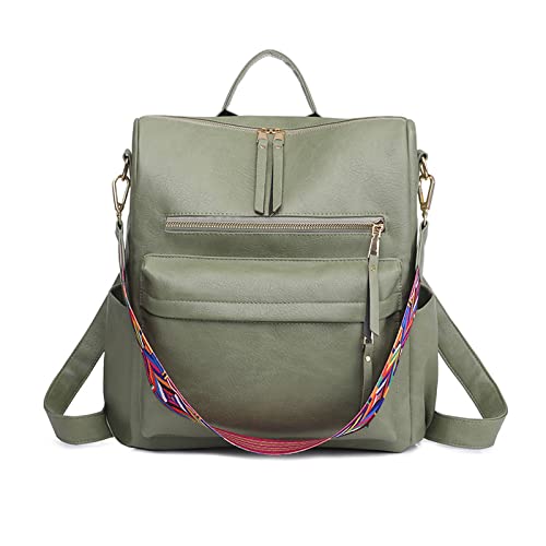 FANDARE Damen Rucksack 3 in 1 Handtasche Mädchen Schulranzen PU Leder Damen-Schultertaschen Handtaschen Schultertasche Reisetasche für Uni Reisen Freizeit Job Schule Büro Daypacks Hellgrün FANDARE Damen Rucksack 3 in 1 Handtasche Mädchen Schulranzen PU Leder Damen-Schultertaschen Handtaschen Schultertasche Reisetasche für Uni Reisen Freizeit Job Schule Büro Daypacks Hellgrün von FANDARE